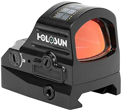 Holosun HE407C-GR-V2 Elite Green Dot Sight with Wearable4U Lens Cleaning Pen, Extra Battery and W4U Lens Cleaning Cloth Bundle