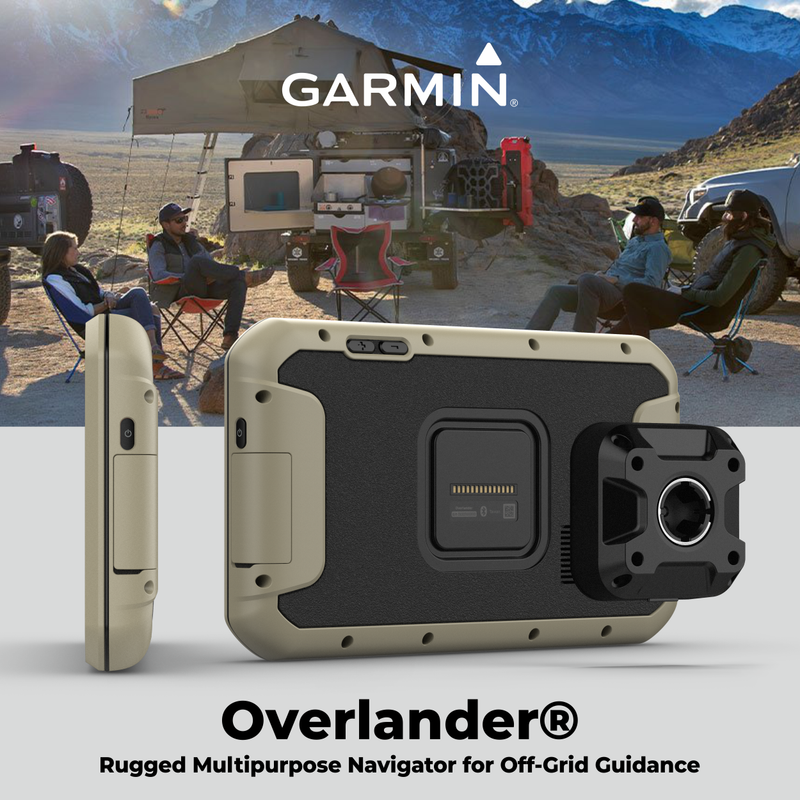 Garmin Overlander Rugged Multipurpose Navigator and Wearable4U Power Pack Bundle