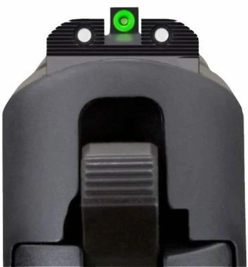 Sig Sauer X-RAY3 Day/Night Sight Set #6 Green Front  #6 Rear Square Notch, Black
