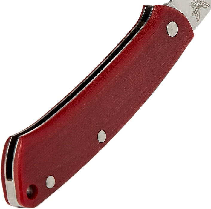 Benchmade Proper 318-1 Clip-Point Blade Red Knife