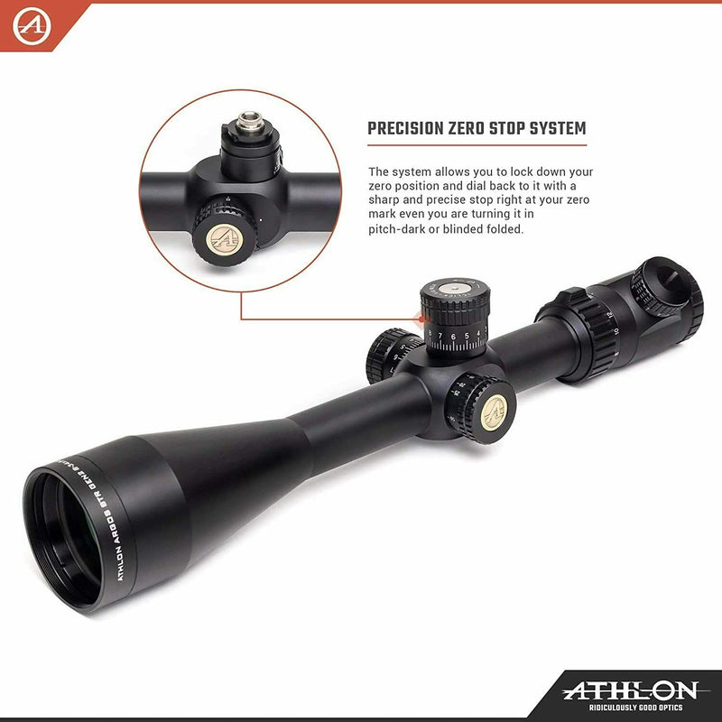 Athlon Optics Argos BTR GEN2 8-34×56 APLR2 FFP IR MOA, Direct Dial, Side Focus, 30mm Riflescope with Included Extra Battery CR2032 and Wearable4U Lens Cleaning Pen and Lens Cleaning Cloth Bundle