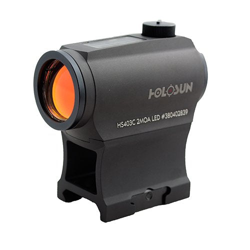 Holosun Micro Red Dot/Solar Panel/Shake Awake HS403C