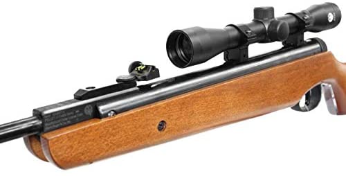 Rugеr Air Hawk .177 Combo Spring Piston Break Barrel AirRifle Air Gun with 4x32 Scope with Wearable4U 500x Pellets and 100x Targets Bundle