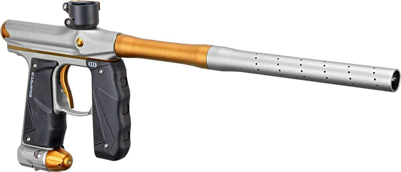 Tippmann Empire Mini GS Paintball Marker 2 Piece Barrel, Dust Silver / Dust Gold (17387) with Hawki HPA Tank 48ci and 500x Paintballs Bundle