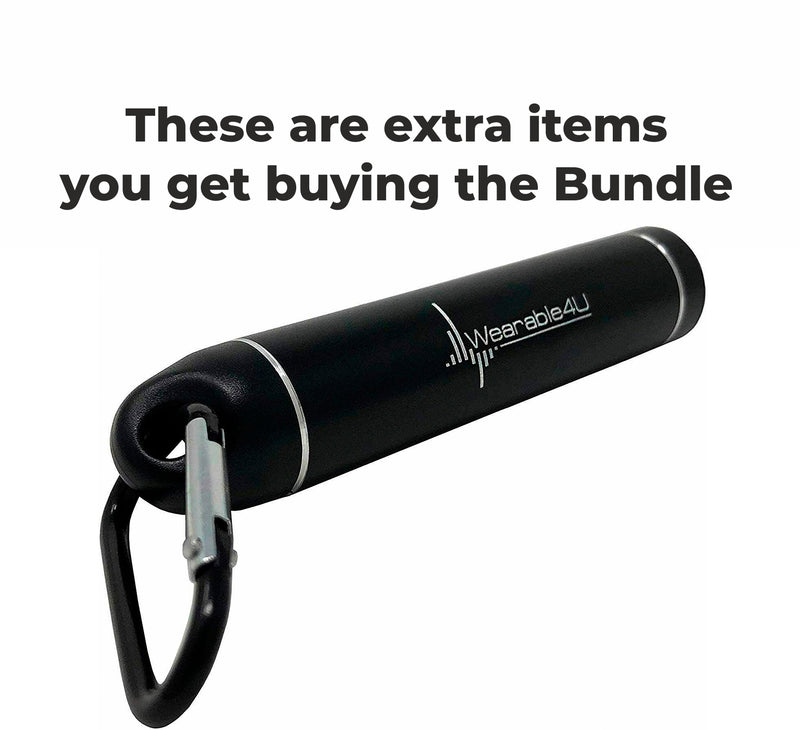 SUUNTO 9 Baro Multisport GPS Smartwatch, Granite Blue/Titanium with Wearable4U Power Bank Bundle