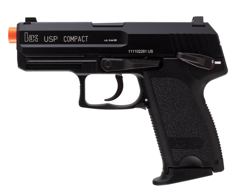 Umarex H&K USP Compact GBB Airsoft Pistol with Green Gas and Extra 22rds Mag and Wearable4U Pack of 1000 6mm BBs Bundle