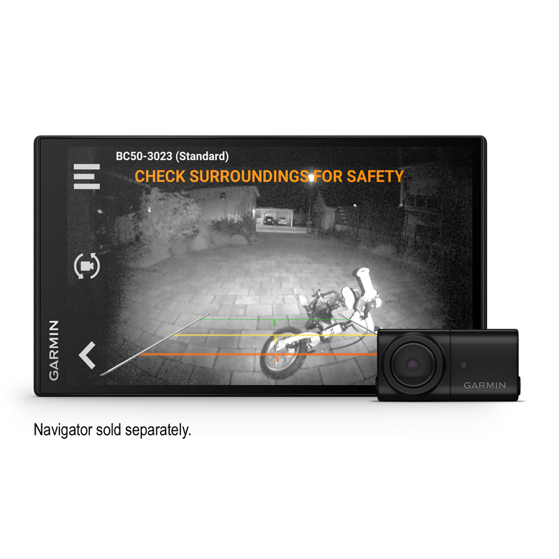 Garmin BC 50  Wireless Backup Camera, HD Resolution, 160-degree Lens, Weather-Resistant, 50ft Range for Trucks, RVs and Trailers