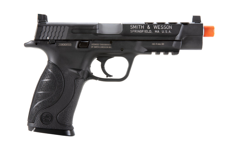 Umarex S&W M&P9L Performance Center CO2 Blowback Airsoft Pistol, Black (2275920)