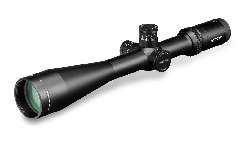Vortex Optics Viper HST 6-24x50 VMR-1 (MOA) Reticle, 30 mm Tube SFP Riflescope with Pro 30mm High Rings (1.18in) and Free Hat Bundle