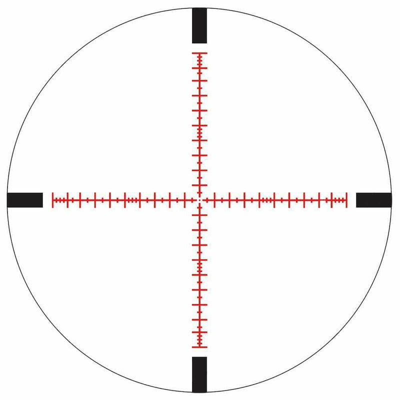 Sig Sauer Tango4 6-24x50 30mm Riflescope, FFP, MOA Milling Illuminated Reticle, Black