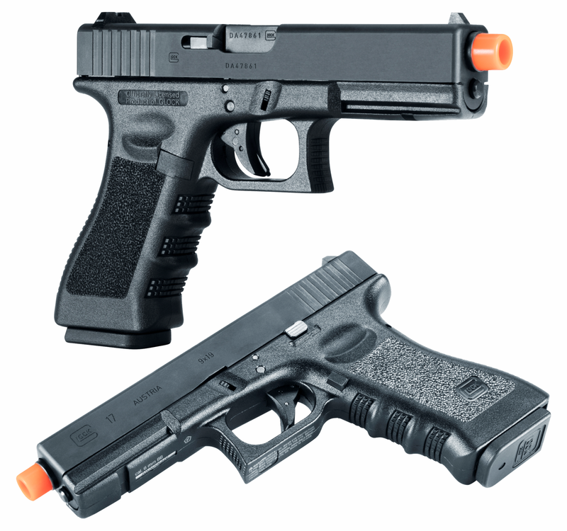 Umarex Glock G17 Gen 3 Green Gas GBB Airsoft Pistol (2276346) with Wearable4U Bundle