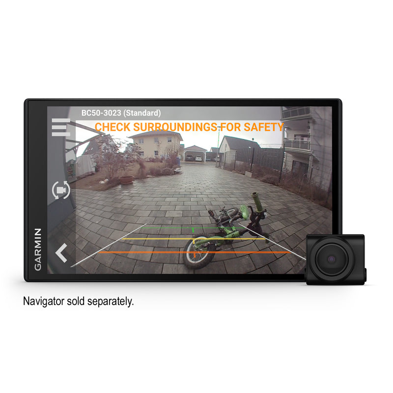Garmin BC 50  Wireless Backup Camera, HD Resolution, 160-degree Lens, Weather-Resistant, 50ft Range for Trucks, RVs and Trailers
