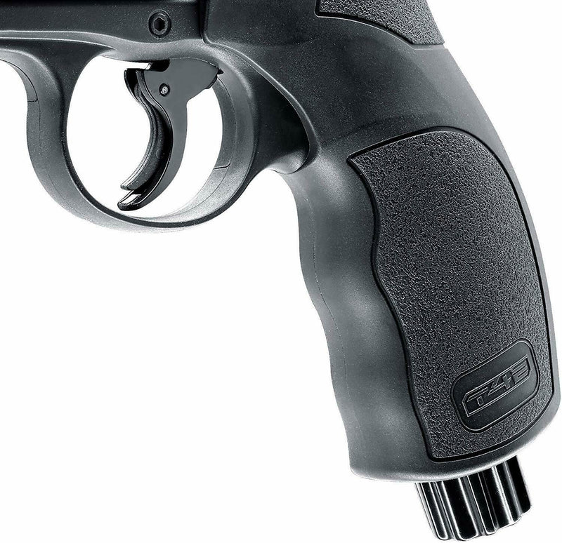 Umarex T4E TR50 .50 Caliber Black CO2 Training Paintball Pistol Revolver Marker with 5x12gr CO2 Tank Bundle