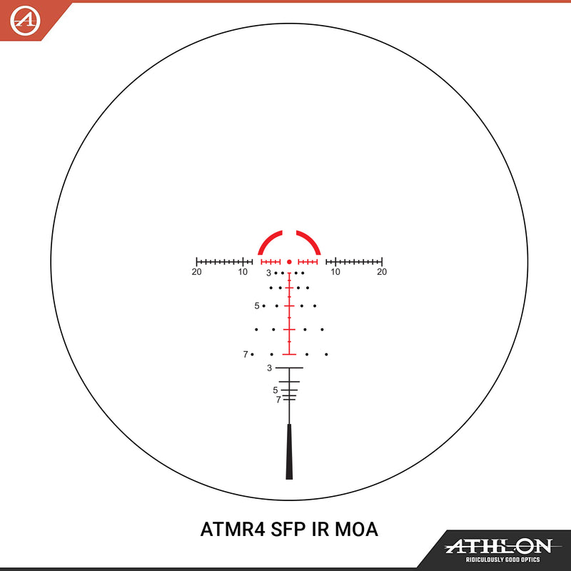 Athlon Helos BTR GEN2 1-10×28 ATMR4 SFP IR MOA Reticle Riflescope
