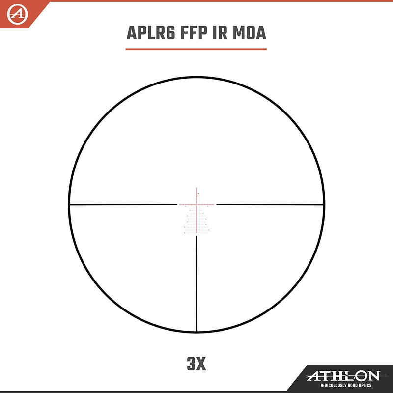 Athlon Ares ETR 3-18x50 Riflescope APLR6 FFP IR MOA Reticle