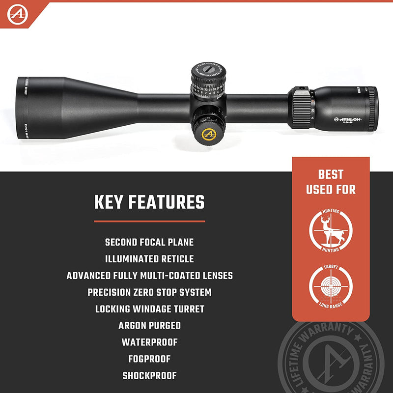 Athlon Optics Heras SPR 6-24×56 APLR7 SFP IR MOA Riflescope (214508)