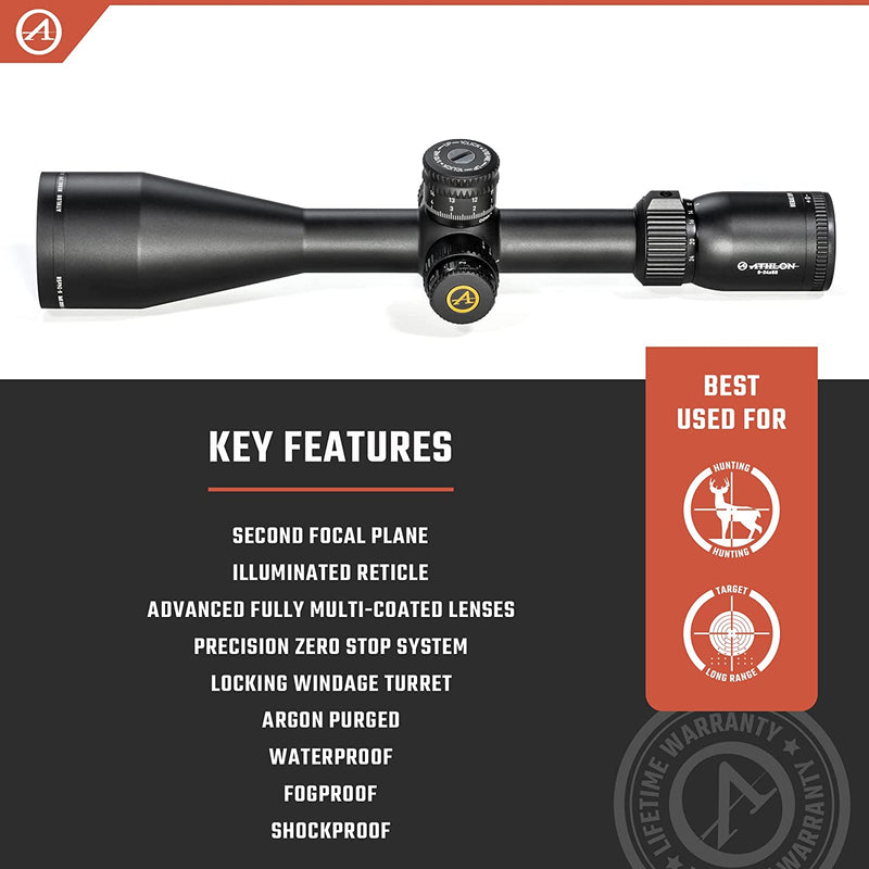 Athlon Optics Heras SPR 6-24×56 APRS8 SFP IR MIL Riflescope (214510)