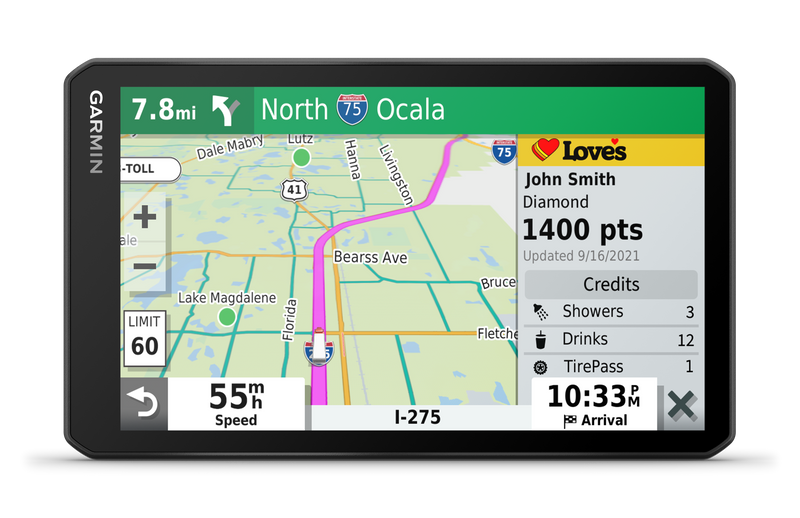 Garmin dezl OTR710 Easy-to-Read 7" GPS Truck Navigator 010-02739-00
