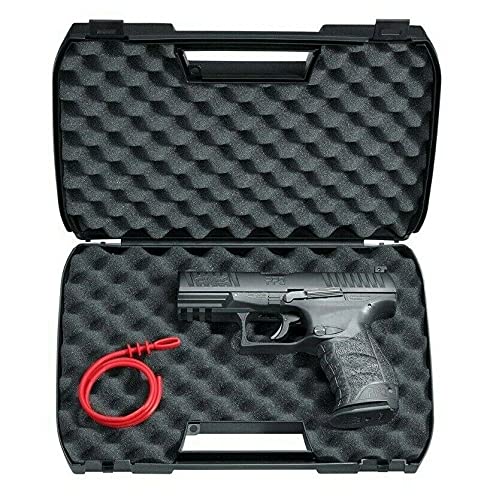 Umarex T4E Walther PPQ M2 CO2 .43 Cal Paintball Pistol Black with Pack of 100x Blue Paintballs and 5x12gr CO2 Tank and Extra Mag Bundle