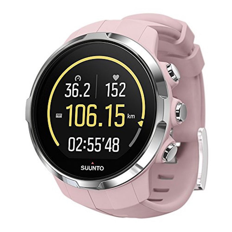 Suunto Spartan Sport GPS Multisport Watch pink color with pink silicone band