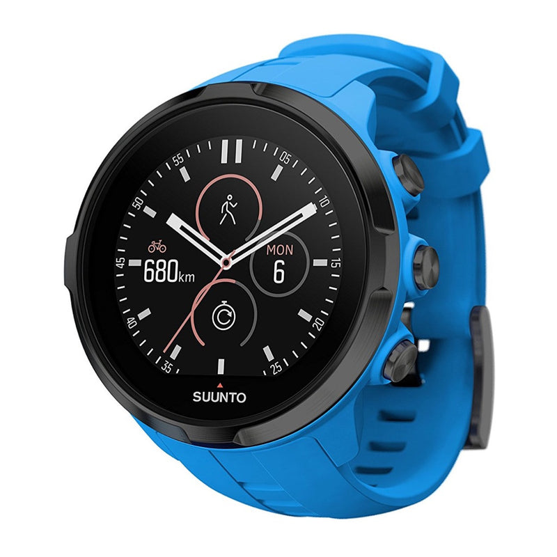 Suunto Spartan Sport Wrist HR GPS Multisport Watch with blue silicone band