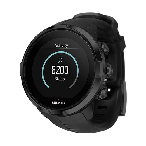 Suunto Spartan Sport Wrist HR GPS Multisport Watch with black silicone band