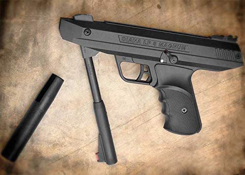 Umarex RWS Model Lp8 Magnum .177 Caliber Break Barrel Air Pistol with included Pack of 500 Pellets Bundle (Pellets Caliber/Weight .177 / 7.48 Grains)
