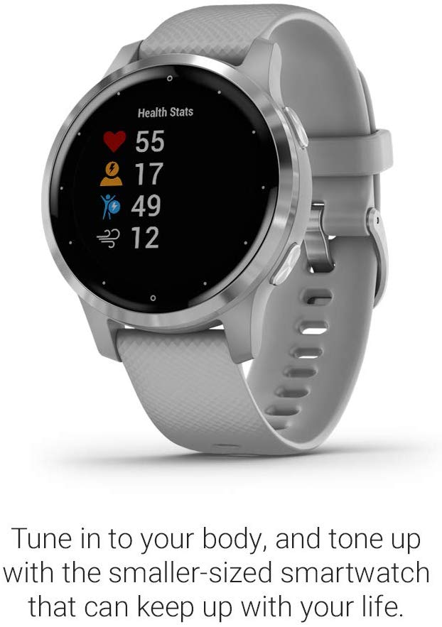 Garmin Vivoactive 4 GPS Smartwatch and Wearable4U Power Pack Bundle