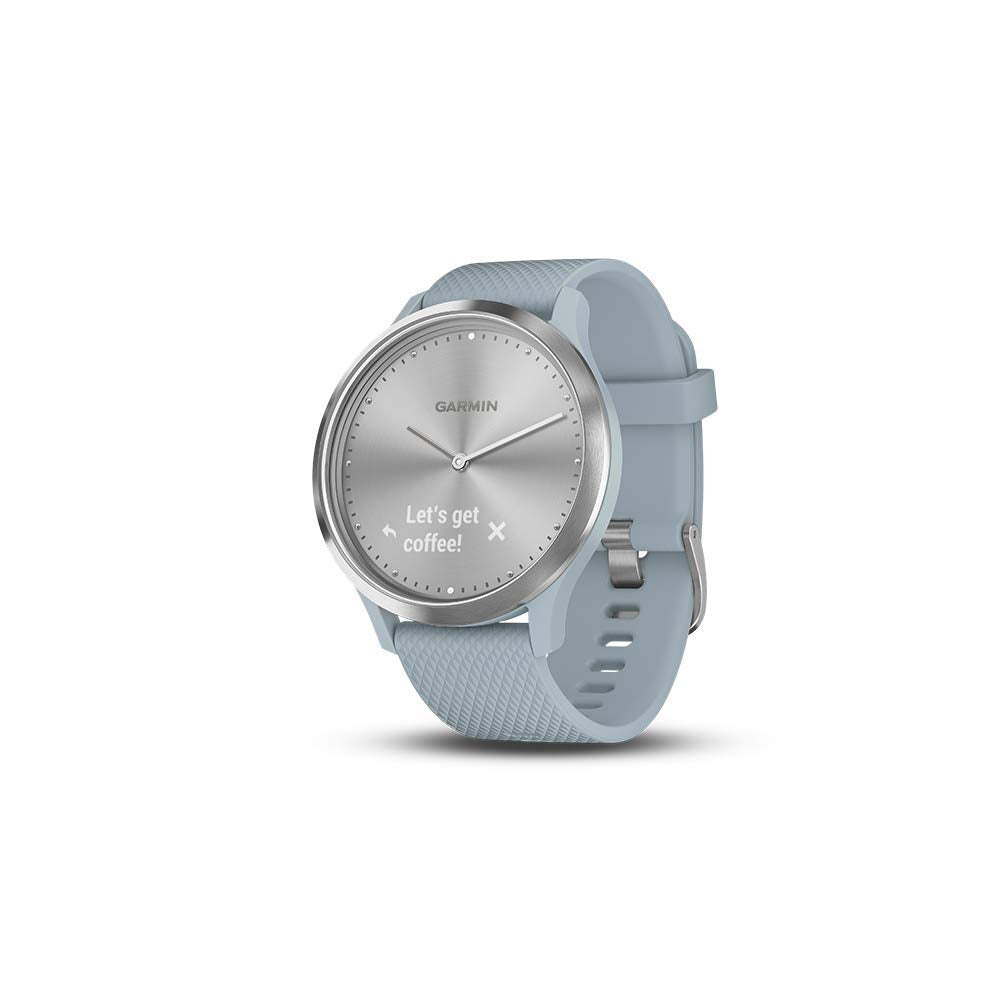 Garmin vívomove HR, Hybrid Smartwatch for Men and Women, Silver
