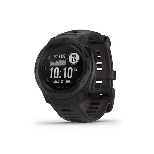 Garmin Instinct, Rugged Outdoor Watch with GPS, Features GLONASS and Galileo, Heart Rate Monitoring and 3-axis Compass