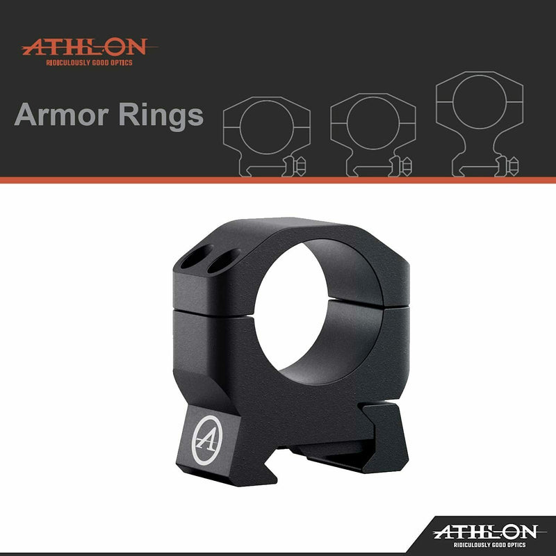 Athlon Armor 1in Low Height (0.9in) Scope Rings