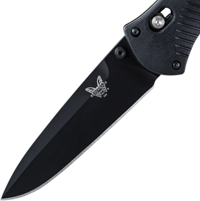 Benchmade 580BK Original Barrage Black Blade Drop Point Folding Knife