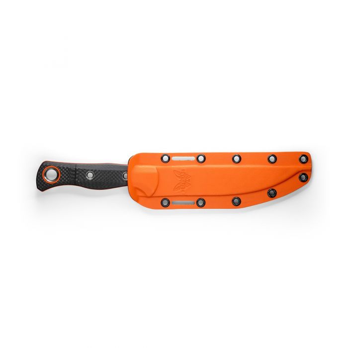 Benchmade 15500OR-2 Meatcrafter Orange S45VN SelectEdge Carbon Fiber Fixed Blade Knife