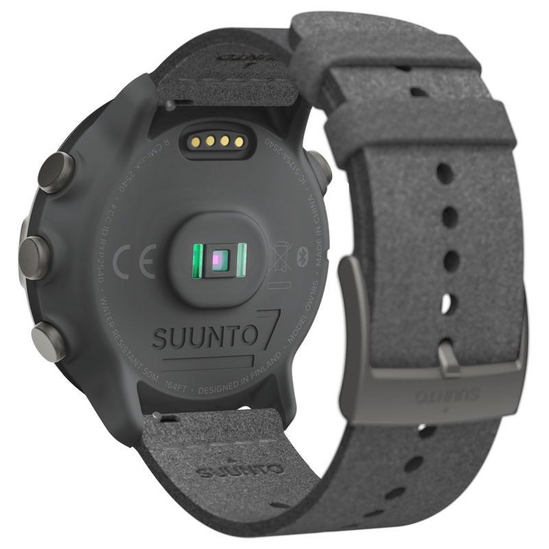SUUNTO 7 Graphite Limited Edition GPS Smartwatch with Versatile Sports Experience with Gift Box and Wearable4U Power Bank Bundle