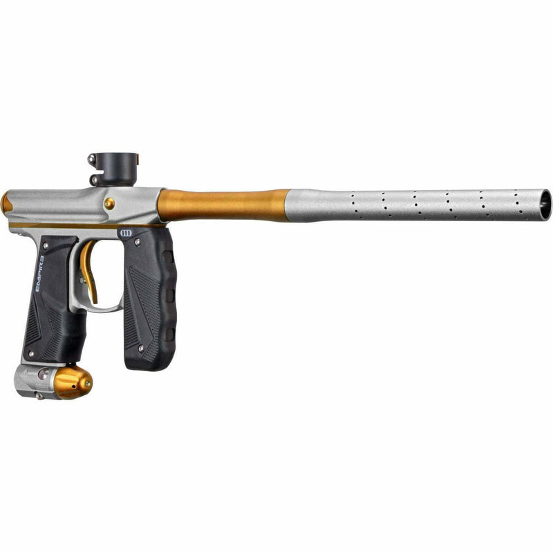Tippmann Empire Mini GS Paintball Marker 2 Piece Barrel, Dust Silver / Dust Gold (17387) with Hawki HPA Tank 48ci and 500x Paintballs Bundle
