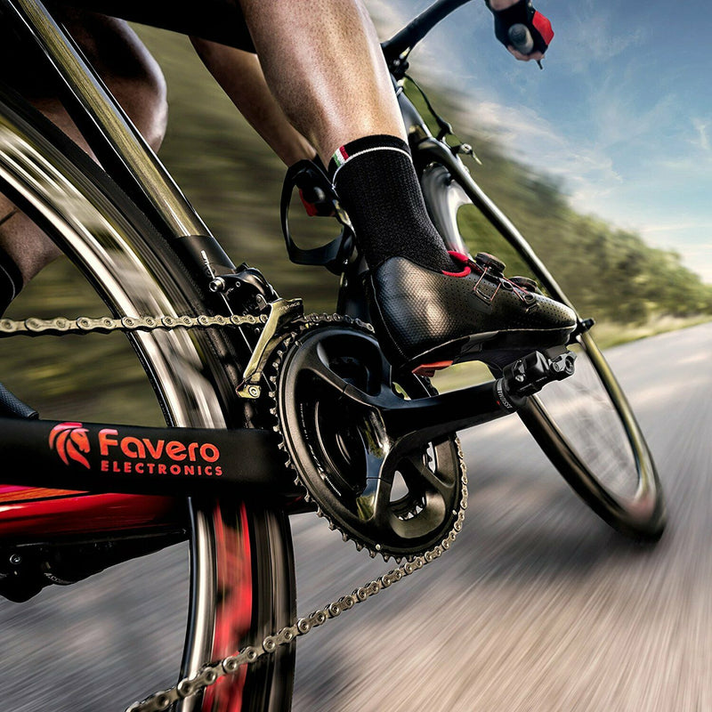 Favero Assioma Uno Pedal Based Cycling Power Meter with Extra Cleats and Wearable4U Cleaning Cloth Bundle