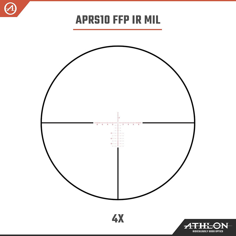 Athlon Optics Talos BTR GEN2 4-14×44 APRS10 FFP IR MIL Riflescope (215031)