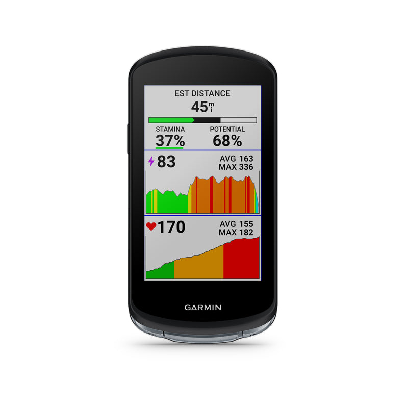 Garmin Edge 1040 GPS Bike Computer, On and Off-Road, Spot-On Accuracy with Wearable4U Power Bank Bundle