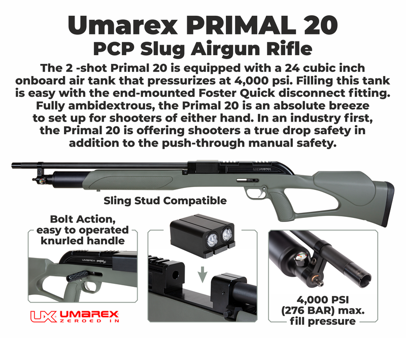 Umarex UX Primal 20 Air Rifle 20 gauge (2254835)