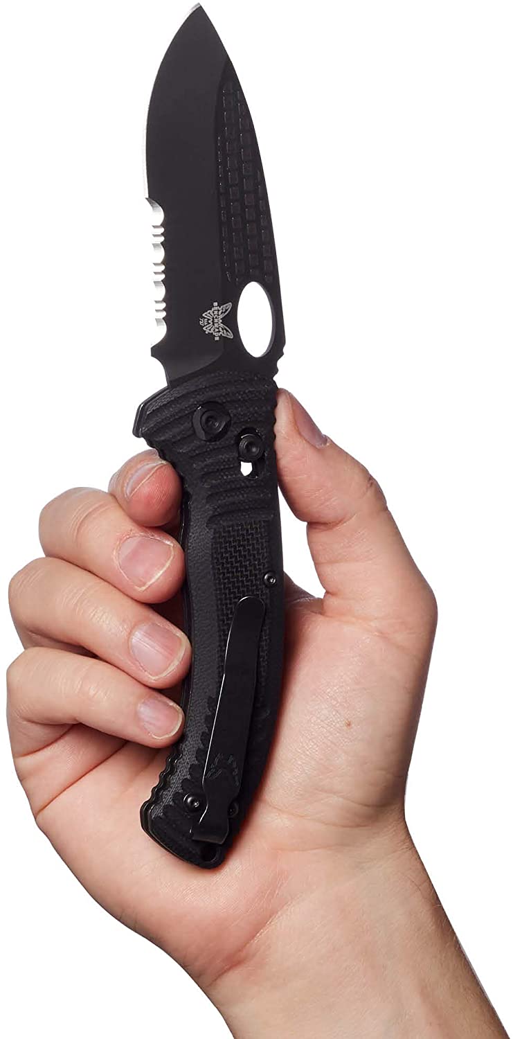 Benchmade 737SBK Aileron Tactical Folding Knife