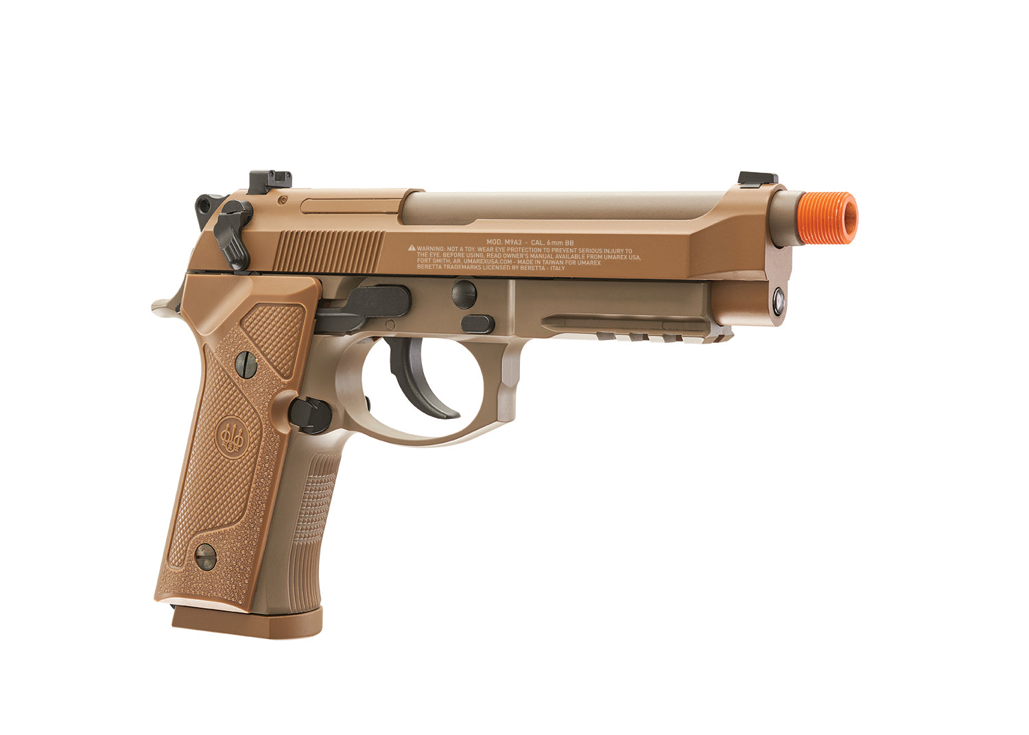 Umarex Beretta M9A3 CO2 Blowback Airsoft Pistol, FDE (2274310) – Sports and  Gadgets