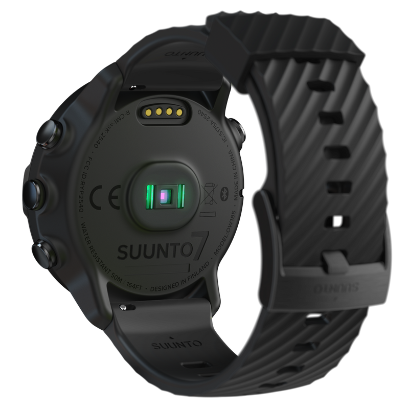 Suunto 7 Black GPS Sports Smartwatch with Wearable4U Power Pack Bundle