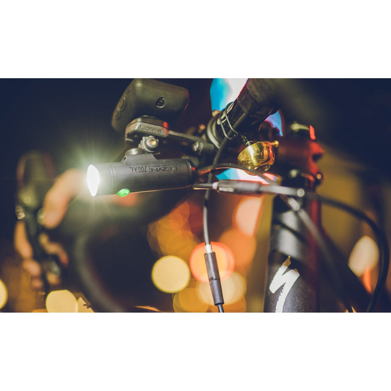 Lezyne Classic Drive 700XL Bicycle Head Light, 95 Hour Runtime, 8 Output Modes, High Performance Front Light