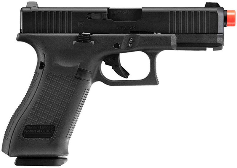 Glock 45 Green Gas Blowback Semi-Auto Airsoft Pistol, Black with Wearable4U Bundle