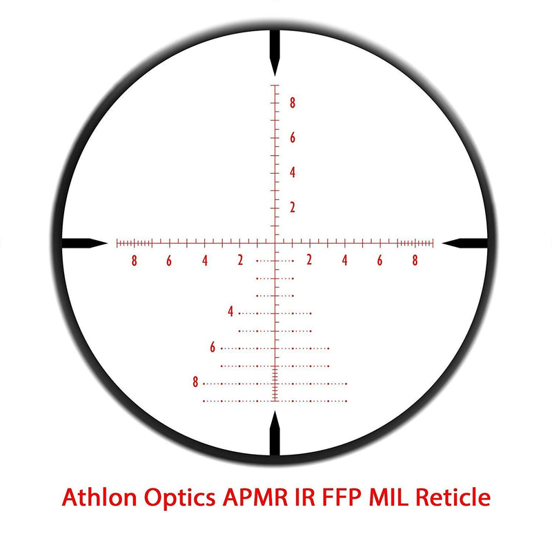 Athlon Optics Argos BTR 6-24 x 50 Dial Side Riflescope 214061 w/ Medium Mounts