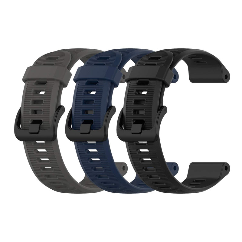 Garmin Forerunner 945 GPS Running Smartwatch with Included Wearable4U 3 Straps Bundle (Slate/Navy Blue/Black) …