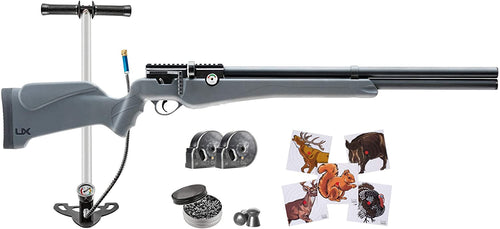 Umarex Origin Air PCP Rifle .22 Cal with High Pressure Air Hand Pump Combo with Wearable4U Bundle