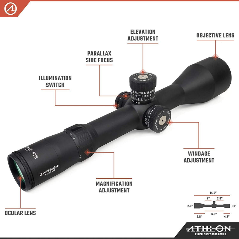 Athlon Cronus BTR GEN2 4.5-29x56 Riflescope APRS6 FFP IR MIL Reticle with Wearable4U Lens Cleaning Pen Bundle