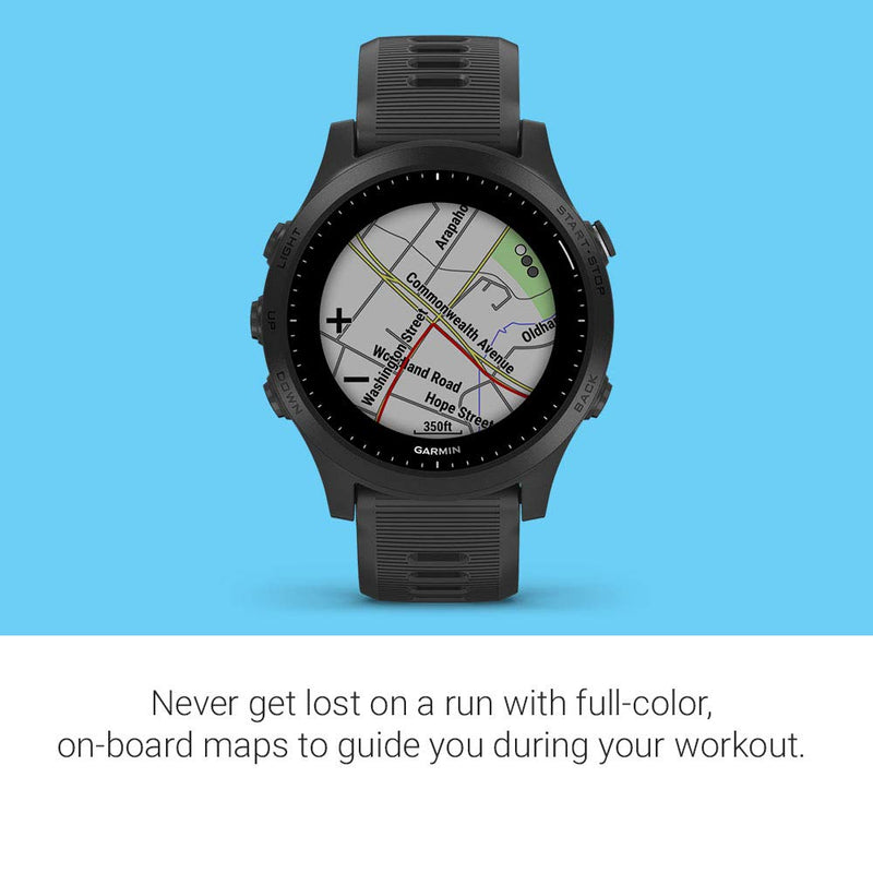 Garmin Forerunner 945, Premium GPS Running/Triathlon Smartwatch with Music