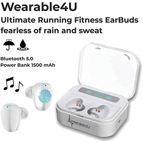 Garmin Vivomove 3 Luxe, Hybrid Smartwatch with White Earbuds Bundle (18K Rose Gold/Black, Milanese)